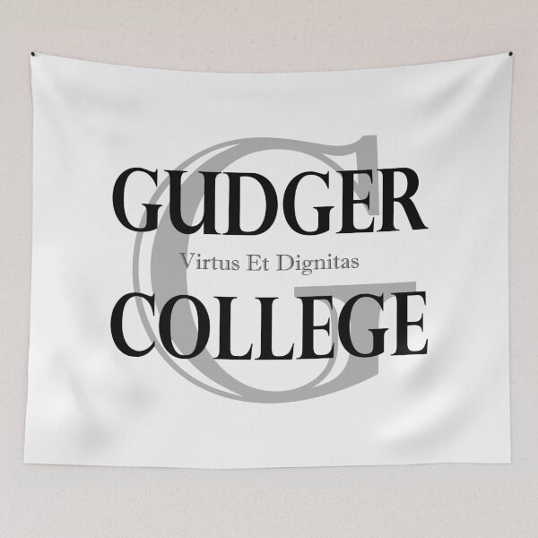 Item preview, Gudger College (Black & Dark Grey text) designed and sold by SheepOverflow.