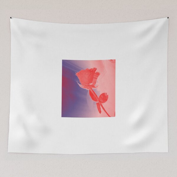 Item preview, Lovely Red Rose over Pink and Lavender Background designed and sold by adriturner.
