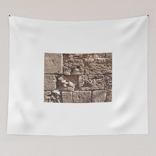 Item preview, Old sea sand stone wall background designed and sold by Ron Zmiri.