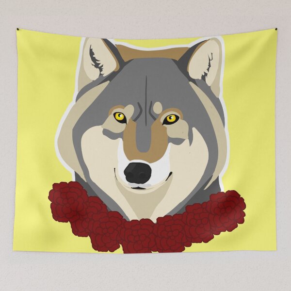Item preview, Floral Wolf designed and sold by aph-bagel.