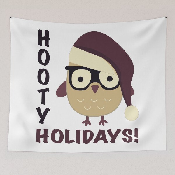 Item preview, Hipster Hooty Holidays! designed and sold by Hedgie Designs.