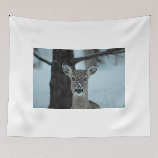 Item preview, Winter deer in the snow and frost. designed and sold by AgapeMn.