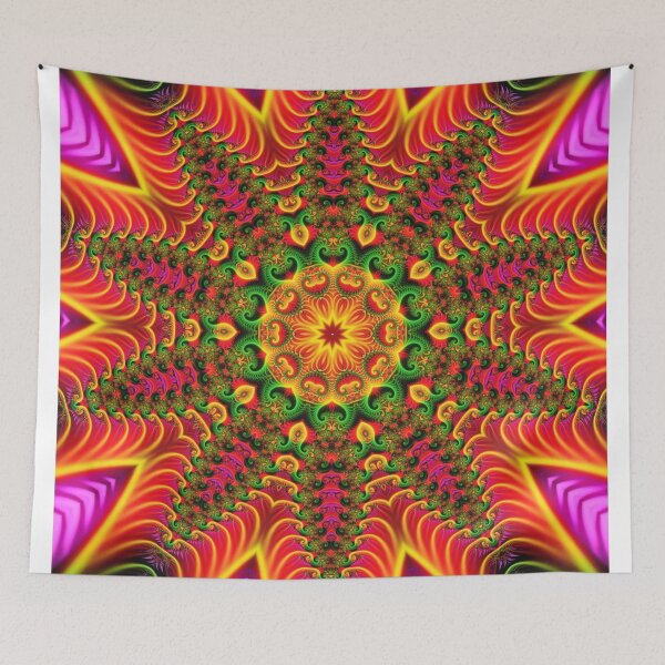 Aperçu de l'œuvre Fractal kaleidoscope 02 créée et vendue par fantasytripp.