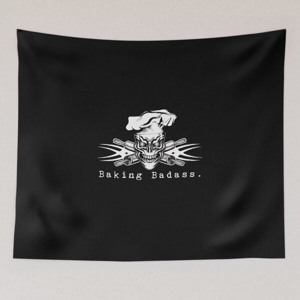 Item preview, Baker Skull and Crossed Rolling Pins: Baking Badass 1 designed and sold by sdesiata.