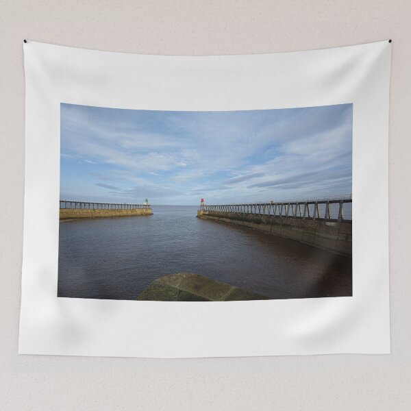 Item preview, Whitby Piers designed and sold by StephenJSmith.