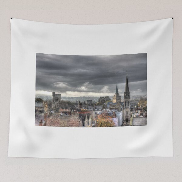Item preview, Looking West from Oxfords North Gate Tower designed and sold by Rich Fletcher.