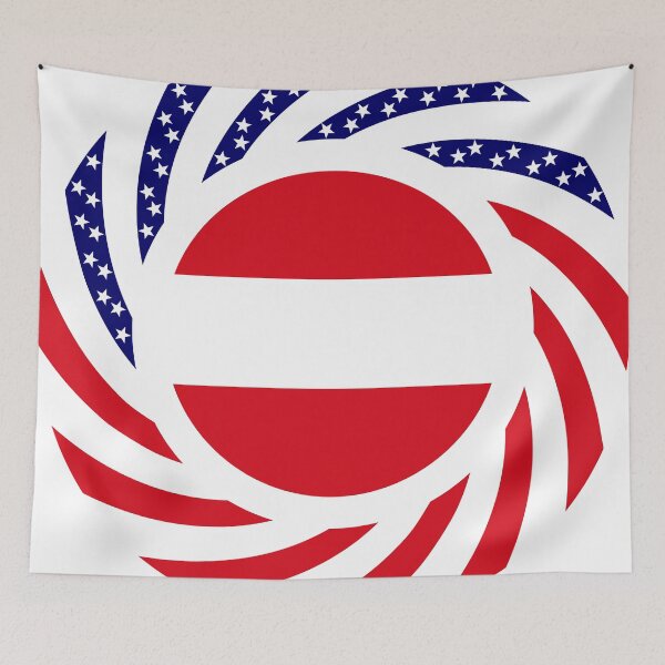 Item preview, Austrian American Multinational Patriot Flag Series designed and sold by Carbon-Fibre Media.