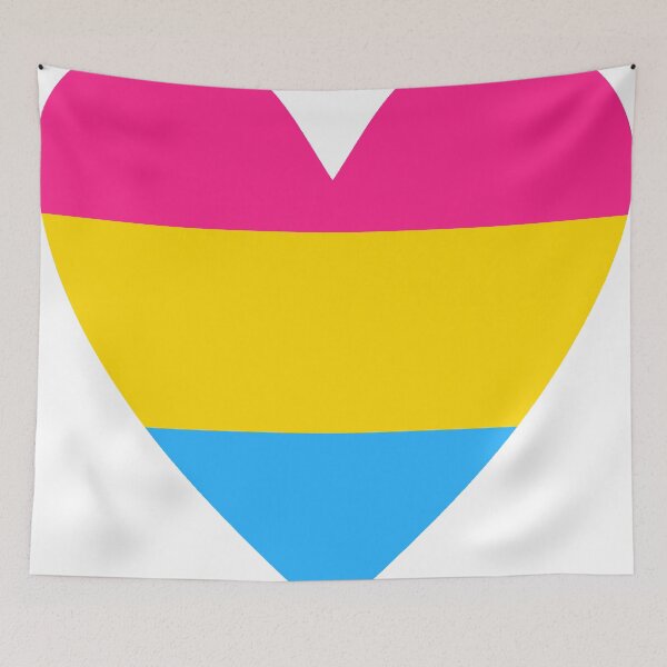 Item preview, Pansexual heart designed and sold by Margotte.