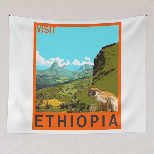 Item preview, Visit ETHIOPIA Travel Poster designed and sold by FinlayMcNevin.