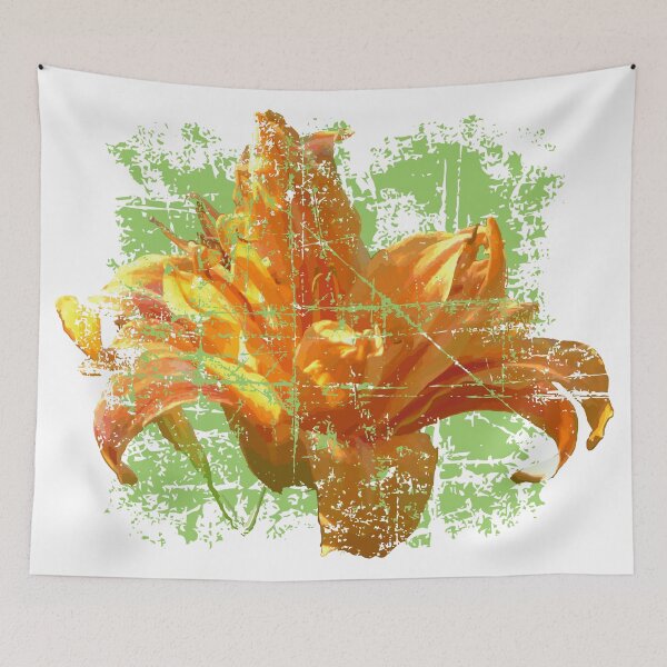 Item preview, Daylily Green Vintage Bloom designed and sold by theshirtshops.