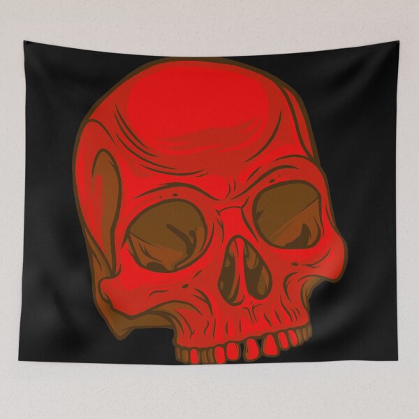 Item preview, Skull - Red designed and sold by artdyslexia.
