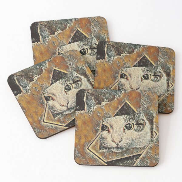 Item preview, Observing Cat in Cardboard Box by patjila 2019 designed and sold by patjila.