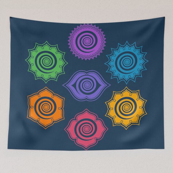 Item preview, 7 Chakras, Cosmic Energy Centers, Evolution, Meditation, Enlightenment designed and sold by nitty-gritty.