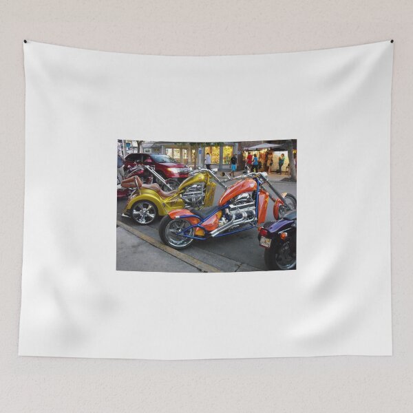 Item preview, Key West amazing big red and yellow  motorcycle designed and sold by SlavicaB.