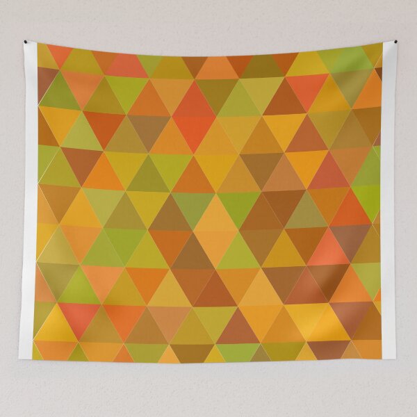 Item preview, Autumn triangle pattern designed and sold by HelgaScand.