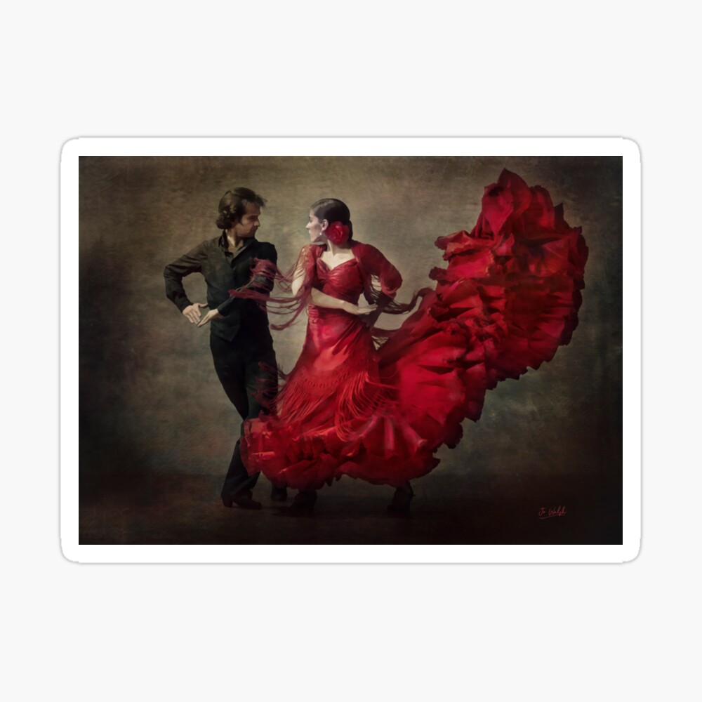 passion spanish dancers, portraiture,spain, flamenco, digital art, gothic, wall décor" photographic print by fiestaart redbubble passion spanish dancers, portraiture,spain,