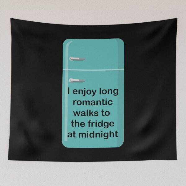 Item preview, I enjoy long romantic walks to the fridge at midnight designed and sold by creepyjoe.