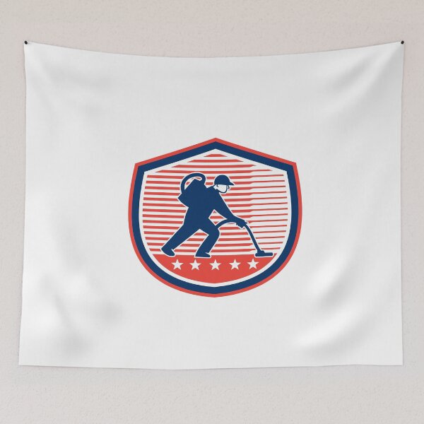 Item preview, Cleaner Janitor Vacuum Cleaning Shield Retro designed and sold by patrimonio.