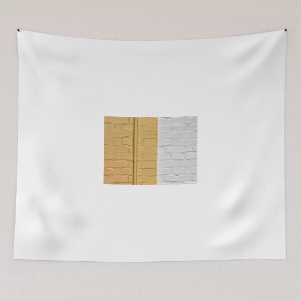 Item preview, Yellow white bricks wall designed and sold by Ron Zmiri.