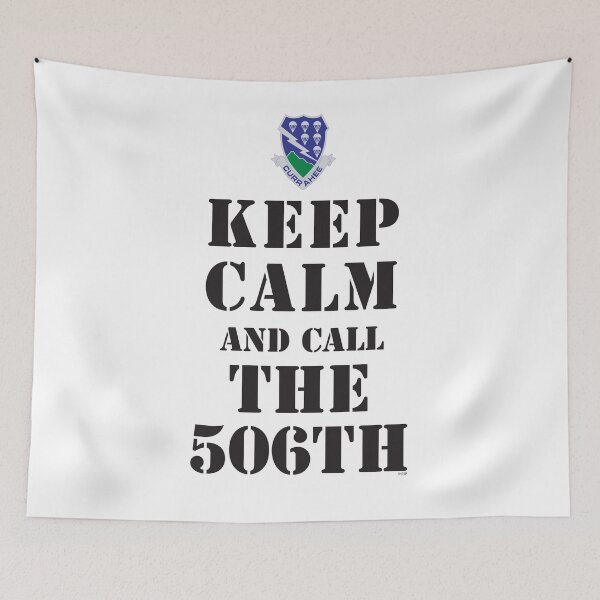 Item preview, KEEP CALM AND CALL THE 506TH designed and sold by PARAJUMPER.