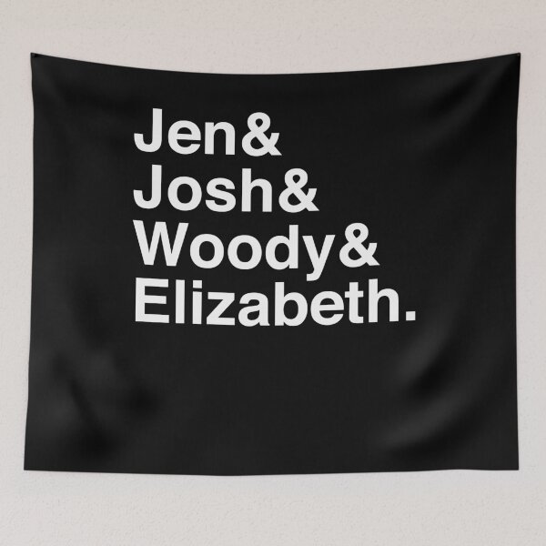 Item preview, Jen & Josh & Woody & Elizabeth. (inverse) designed and sold by Kitmagic.