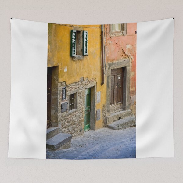 Item preview, Facade in Cortona Tuscany designed and sold by SpikeFlutie.