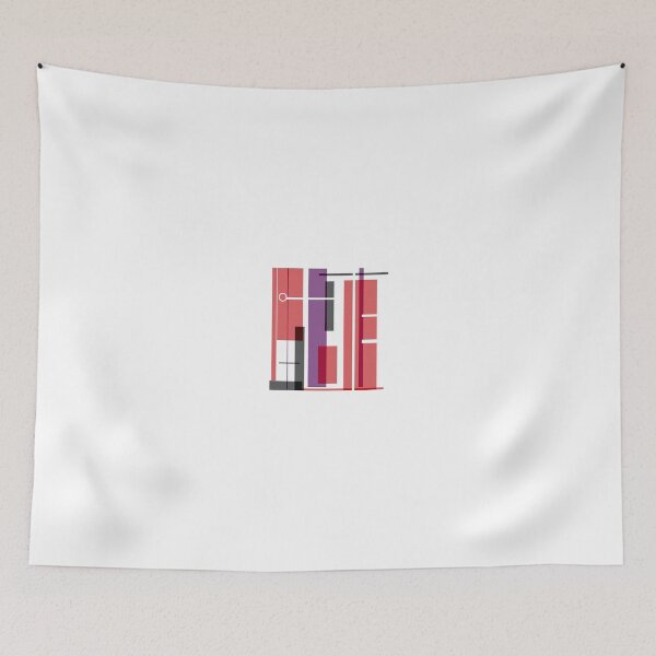Item preview, CANDY RED, modern designs, BLOCK ABSTRACT designed and sold by ackelly4.
