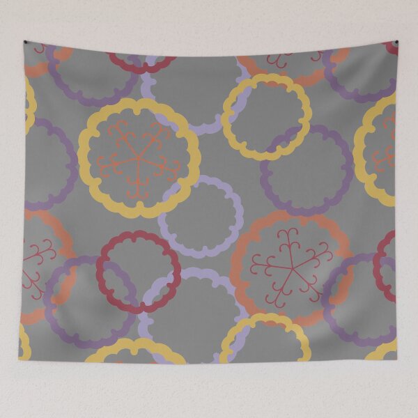 Item preview, Japanese minimalist flower emblem designed and sold by Kibatsu.