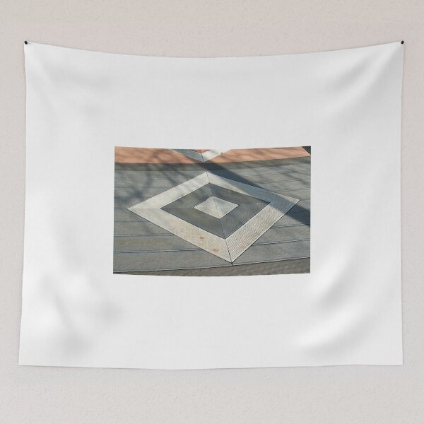 Item preview, Details of geometric gray stone garden tiles designed and sold by Ron Zmiri.