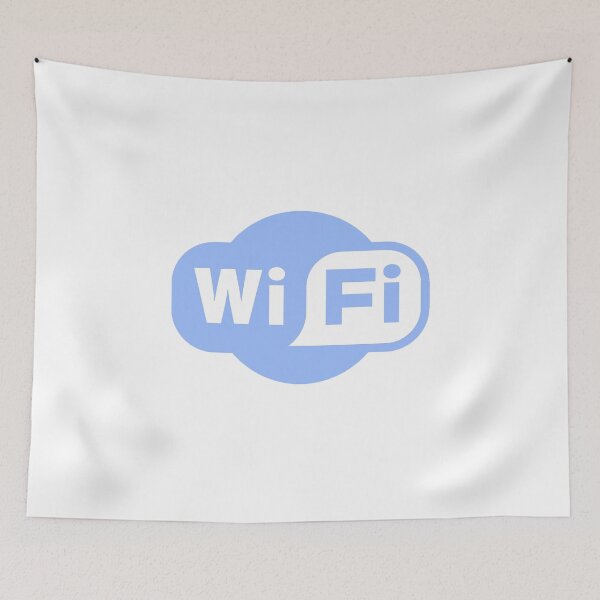 Artikelvorschau, WLAN Blau entworfen und verkauft von thatkaylachic.