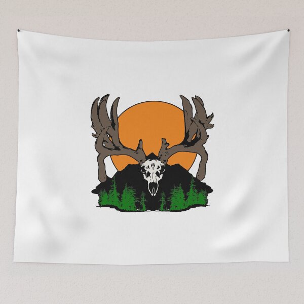 Item preview, Deer skulll sun designed and sold by Saltypro.