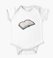 Body de manga corta Patrón de Lectura Bookish en Jade