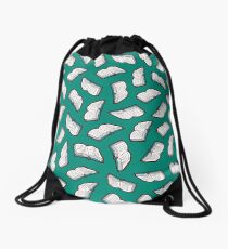 Mochila de cuerdas Patrón de Lectura Bookish en Jade