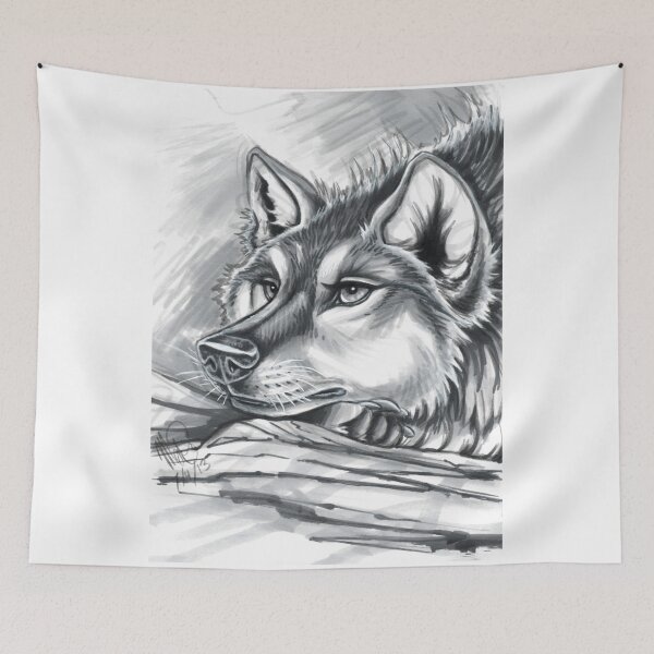 Item preview, Wolf Grey designed and sold by thepurplehusky.