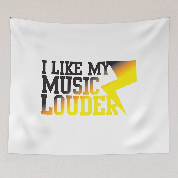 Item preview, I like my music LOUDER! designed and sold by jazzydevil.