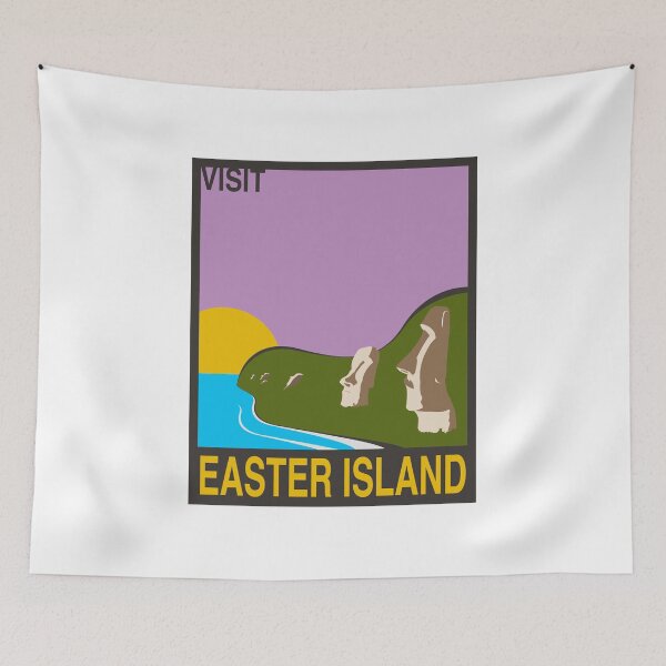 Item preview, Visit EASTER ISLAND Travel Poster designed and sold by FinlayMcNevin.