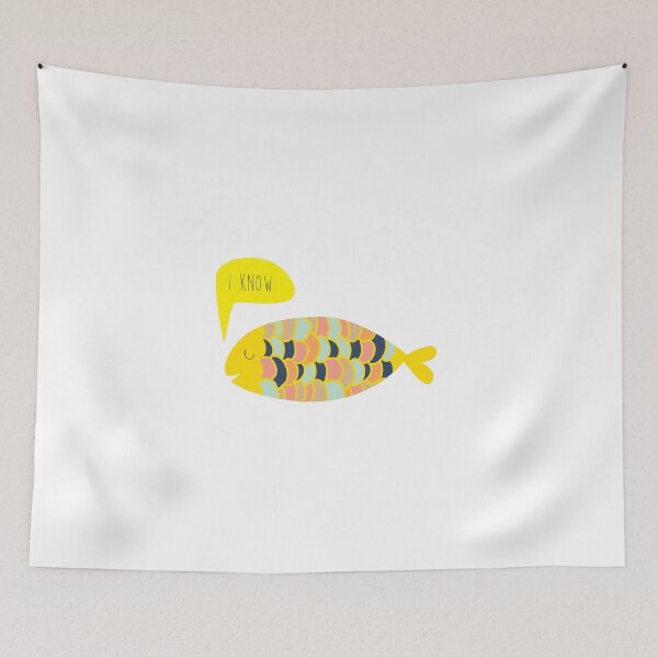 Item preview, "i know" fish - matches with "i love you" fish designed and sold by Laura Wright.
