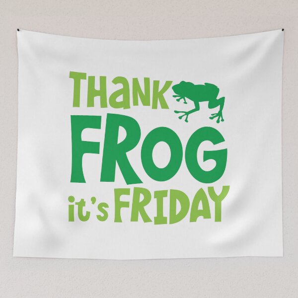 Item preview, THANK FROG It's FRIDAY! designed and sold by jazzydevil.