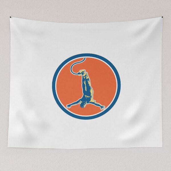 Item preview, Bungy Jumping Retro Circle designed and sold by patrimonio.