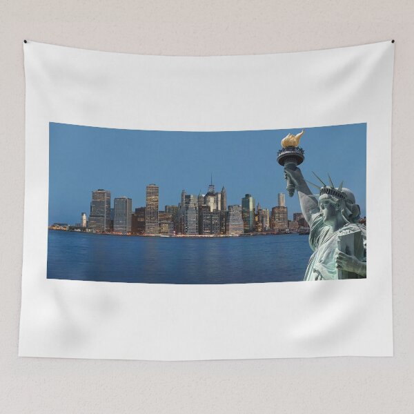 Item preview, Early morning New York City skyline panorama designed and sold by Mikhail Palinchak.