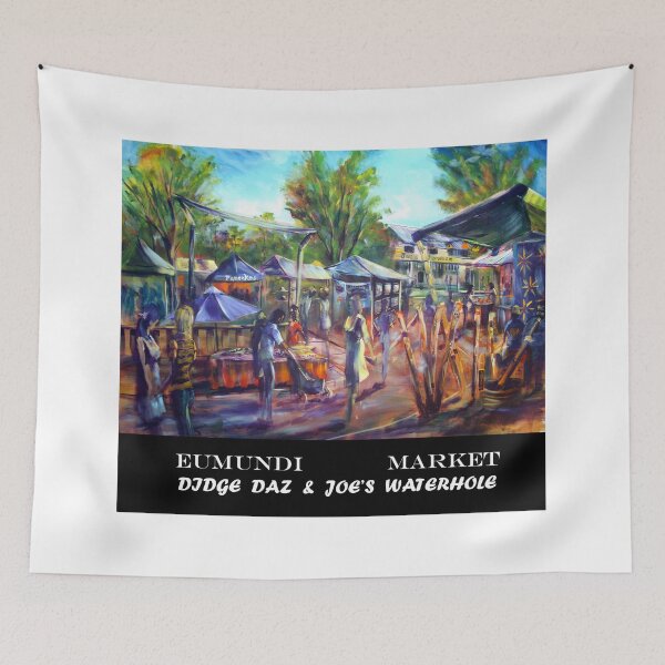 Item preview, Eumundi Market - Didg Daz & Joes' Waterhole designed and sold by robert (bob) gammage.