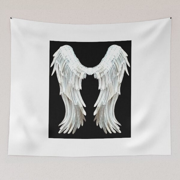 Item preview, Angel Wings white velvet designed and sold by atlasartsn.