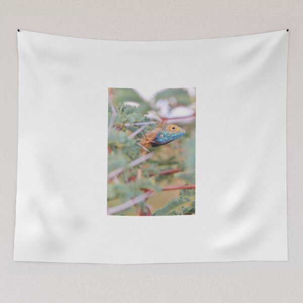 Item preview, Blue Headed Lizard - Peeking Out designed and sold by LivingWild.