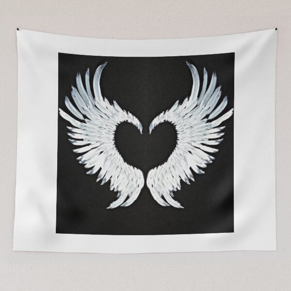 Item preview, Watercolor art heart wings2 designed and sold by atlasartsn.