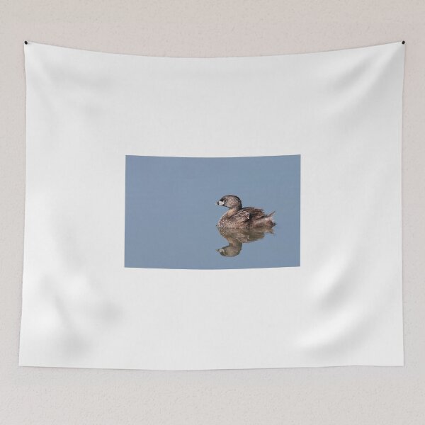 Item preview, Pied-billed Grebe with chick designed and sold by James Cumming.