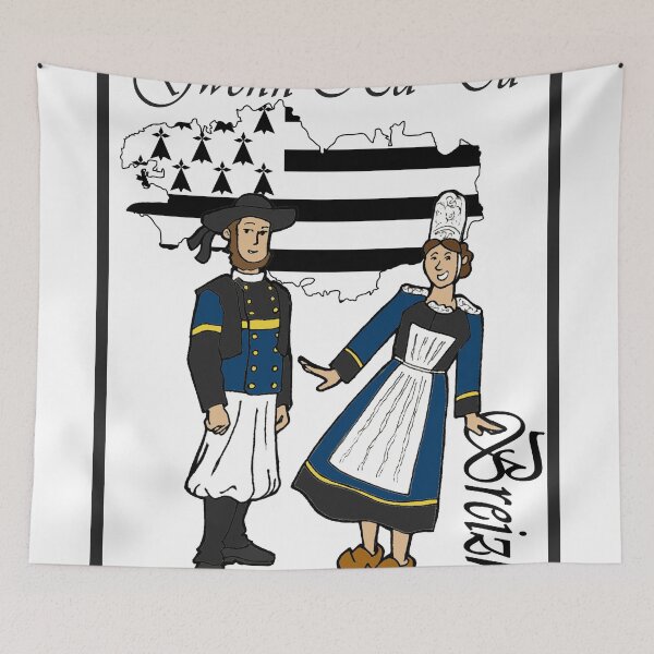 Item preview, Breton Couple #1 -v.2 designed and sold by RiverbyNight.
