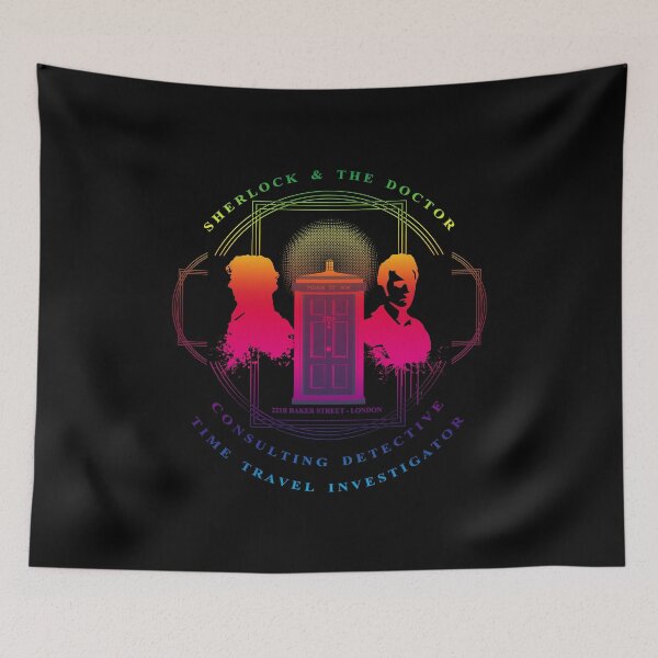Item preview, CONSULTING DETECTIVE & TIME TRAVEL INVESTIGATOR RAINBOW VERSION designed and sold by karmadesigner.