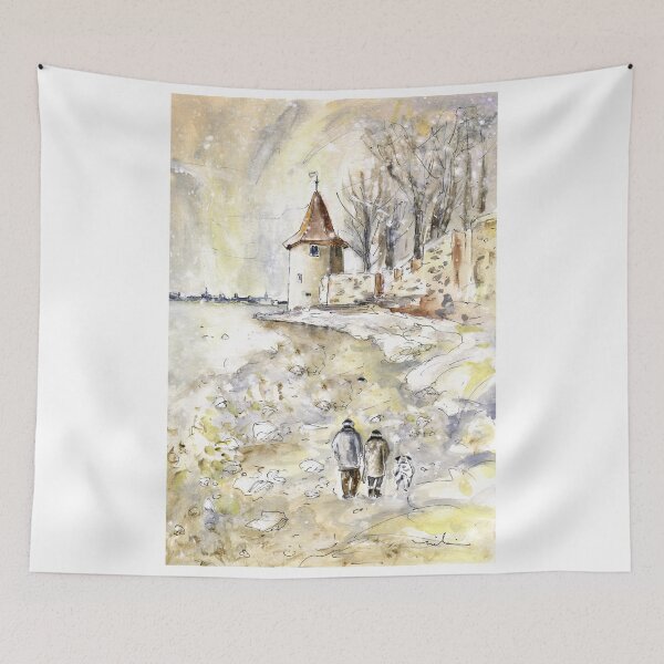 Item preview, Family Walk In Lindau On Lake Constance designed and sold by Goodaboom.