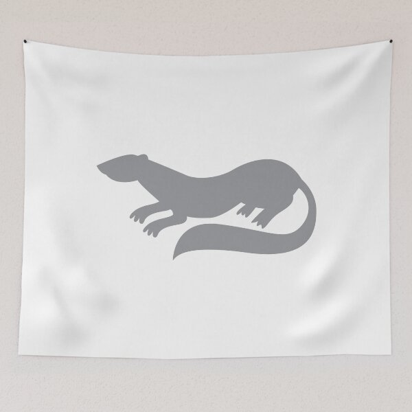 Item preview, grey ferret shape designed and sold by jazzydevil.