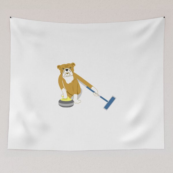 Item preview, Bulldog Curling designed and sold by pounddesigns.